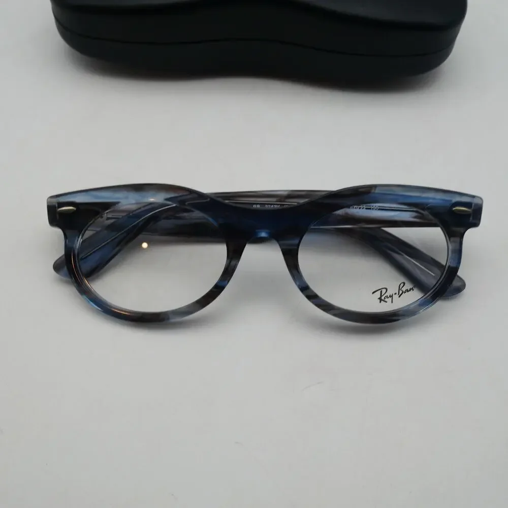 NEW Ray-Ban Wayfarer Oval  Transparent Blue Color Reactive Eyeglasses Frames